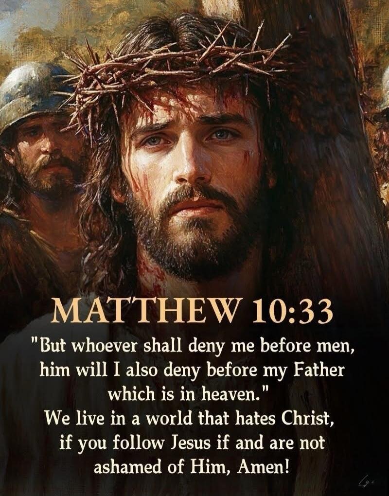 MATTHEW 10:33 