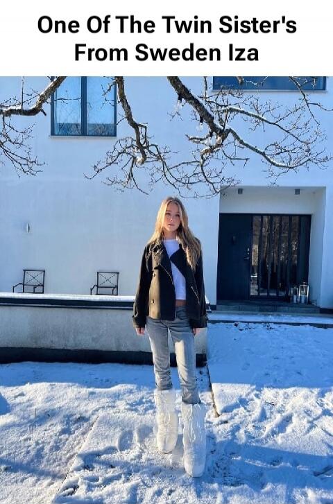 One Of The Twin Sister's From Sweden Iza