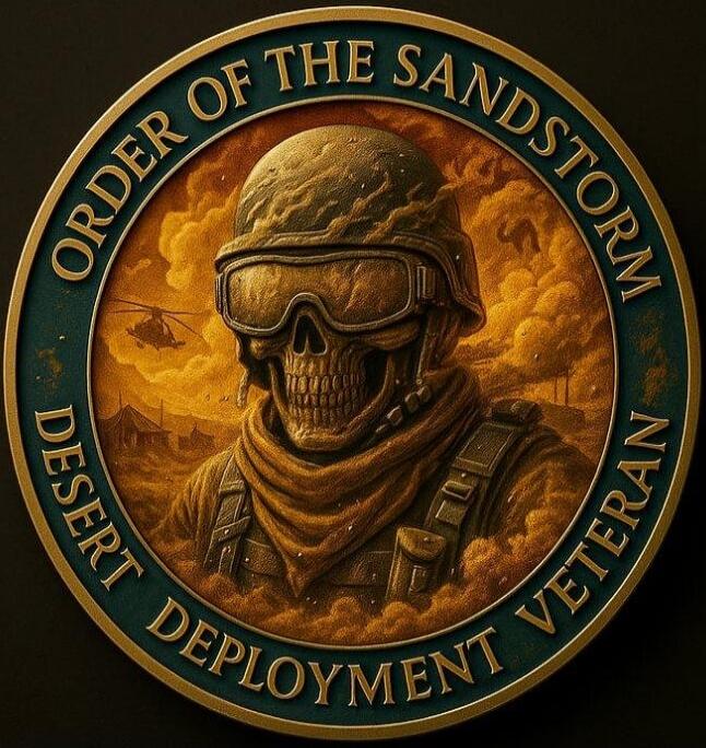 ORDER OF THE SANDSTORM DESERT DEPLOYMENT VETERAN