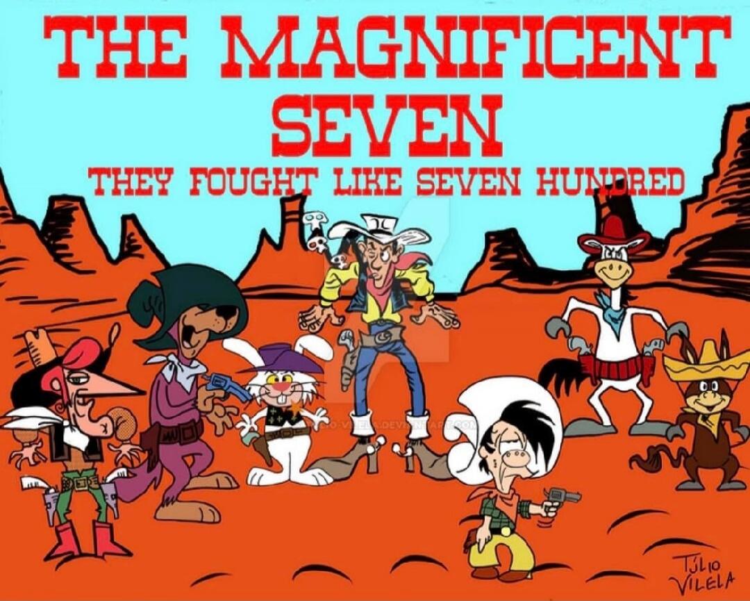 THE MAGNIFICENT SEVEN THEY FOUGHT LIKE SEVEN HUNDRED
