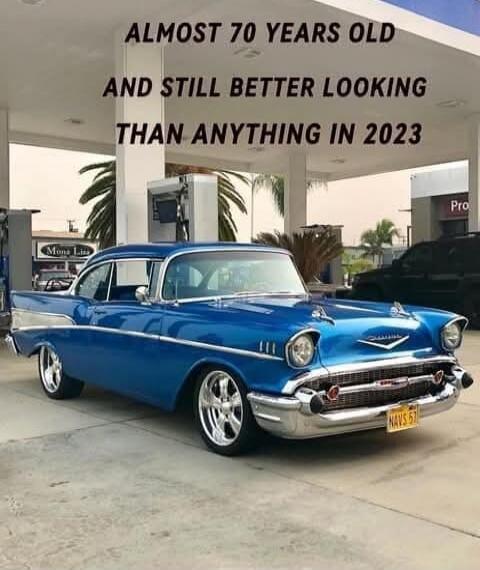 ALMOST 70 YEARS OLD AND STILL BETTER LOOKING THAN ANYTHING IN 2023