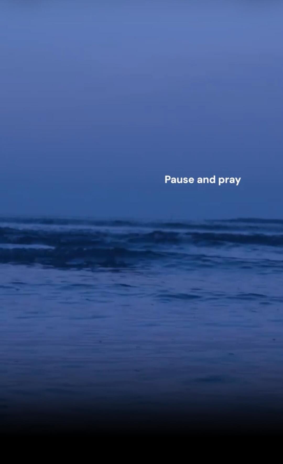 Pause and pray