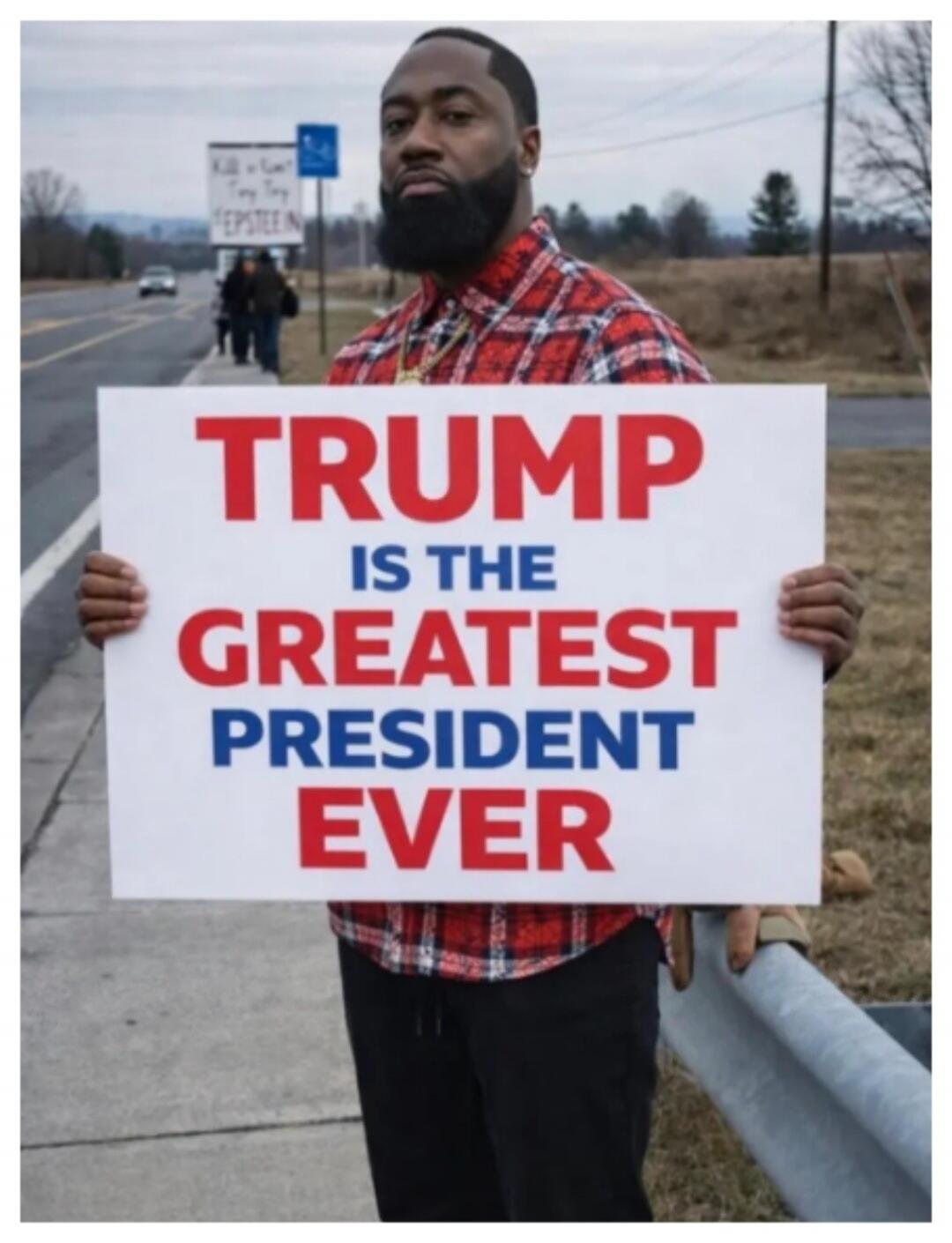 TRUMP IS THE GREATEST PRESIDENT EVER. Kill the... Epstein.