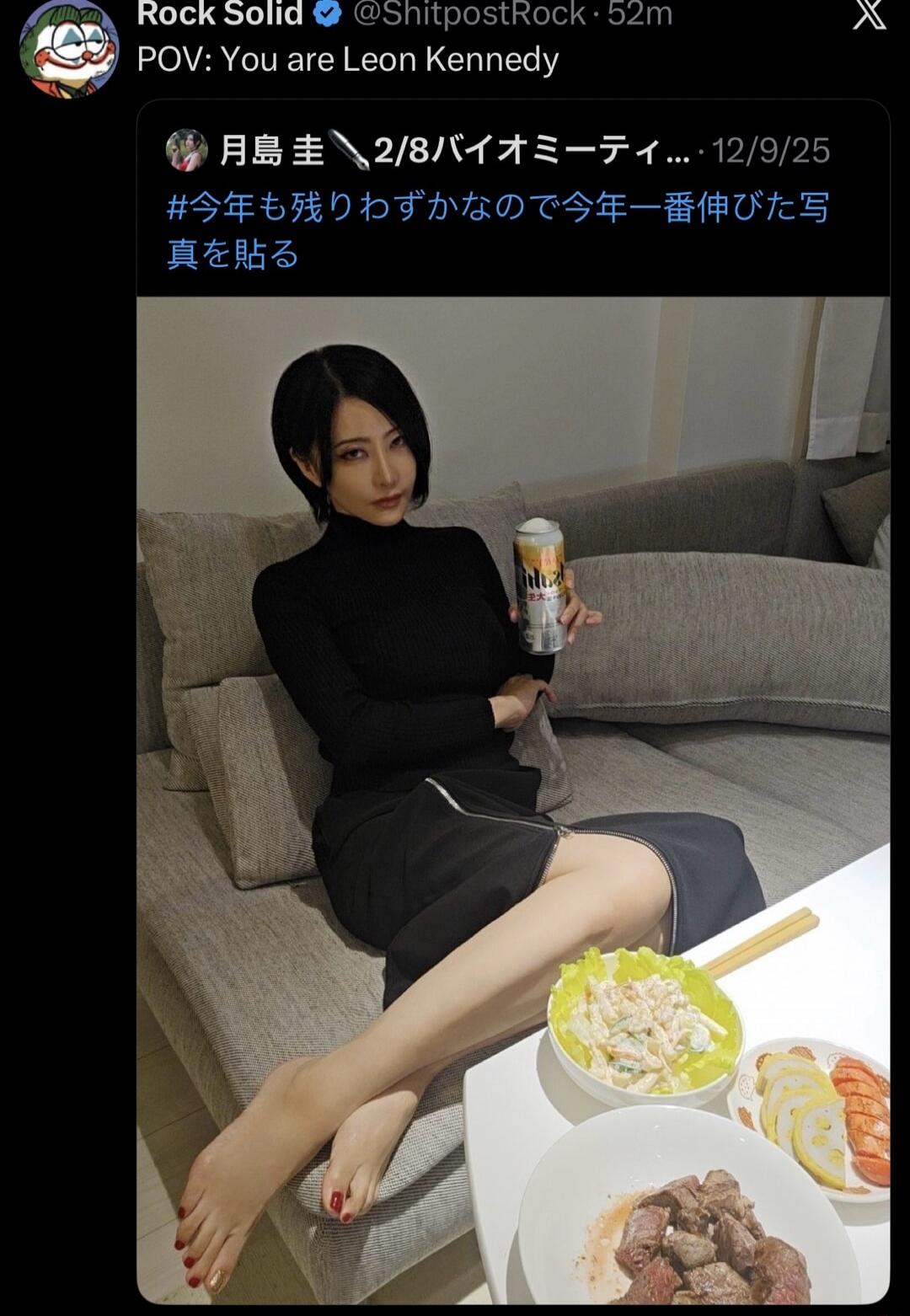 POV: You are Leon Kennedy\n#今年も残りわずかなので今年一番伸びた写真を貼る