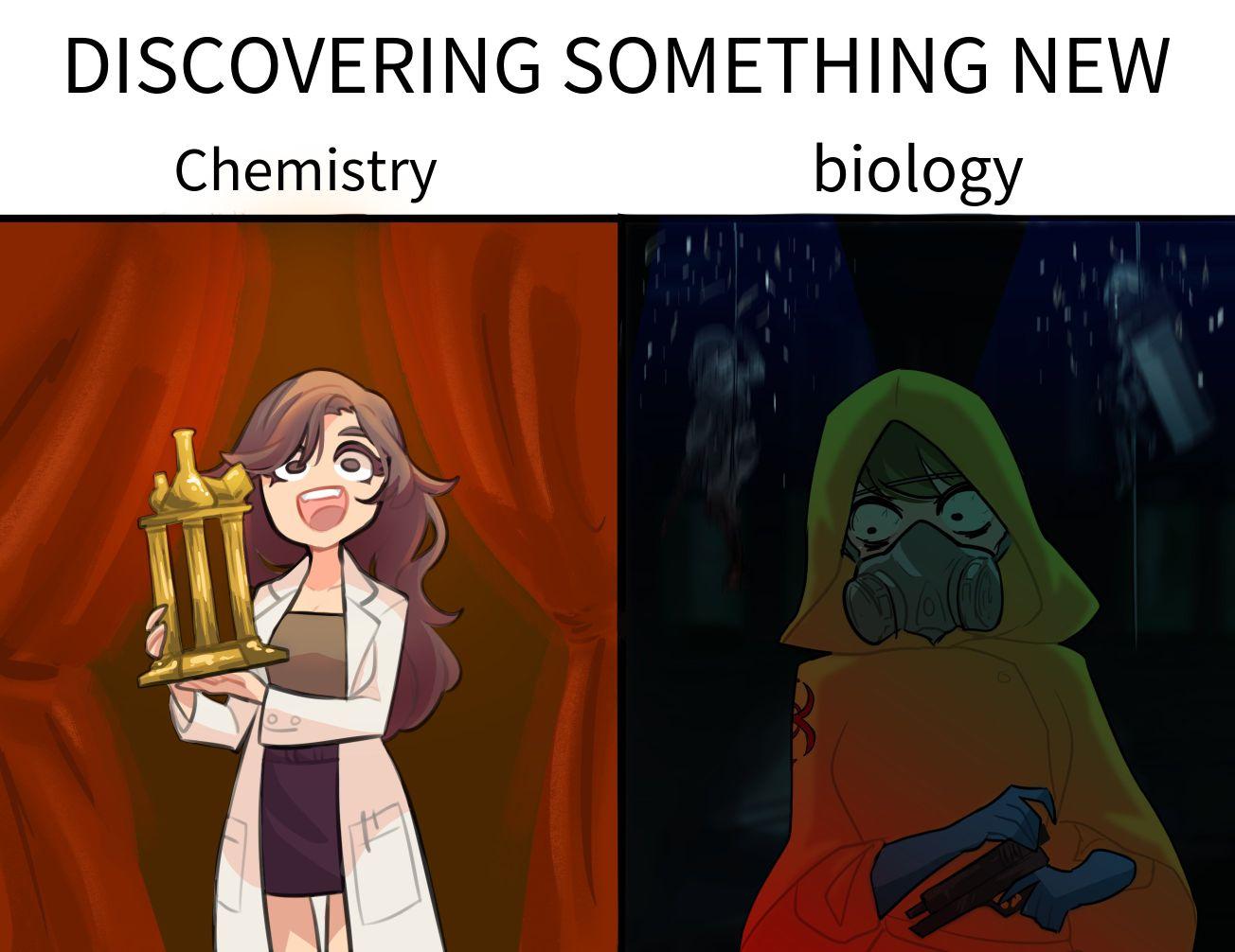 DISCOVERING SOMETHING NEW Chemistry biology