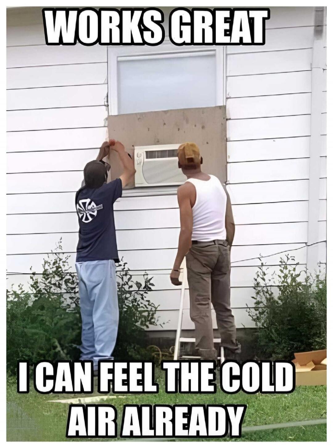 WORKS GREAT I CAN FEEL THE COLD AIR ALREADY