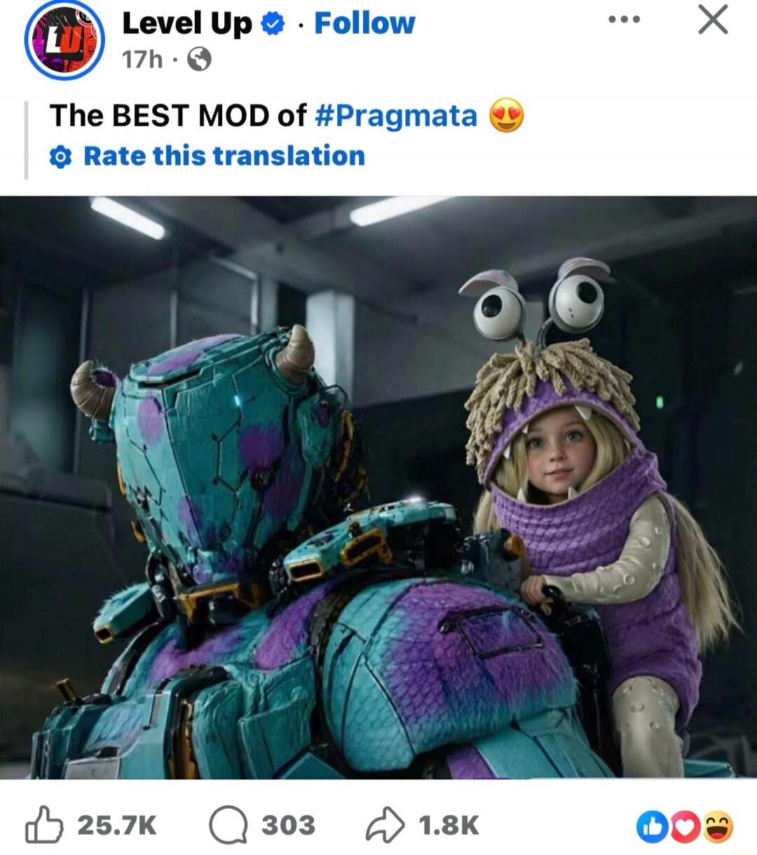 Level Up Follow 17h The BEST MOD of #Pragmata Rate this translation 25.7K 303 1.8K