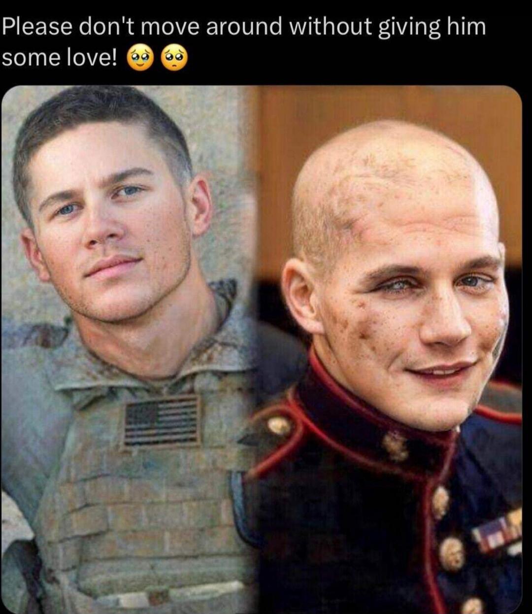 Please don't move around without giving him some love! 🥺🥺