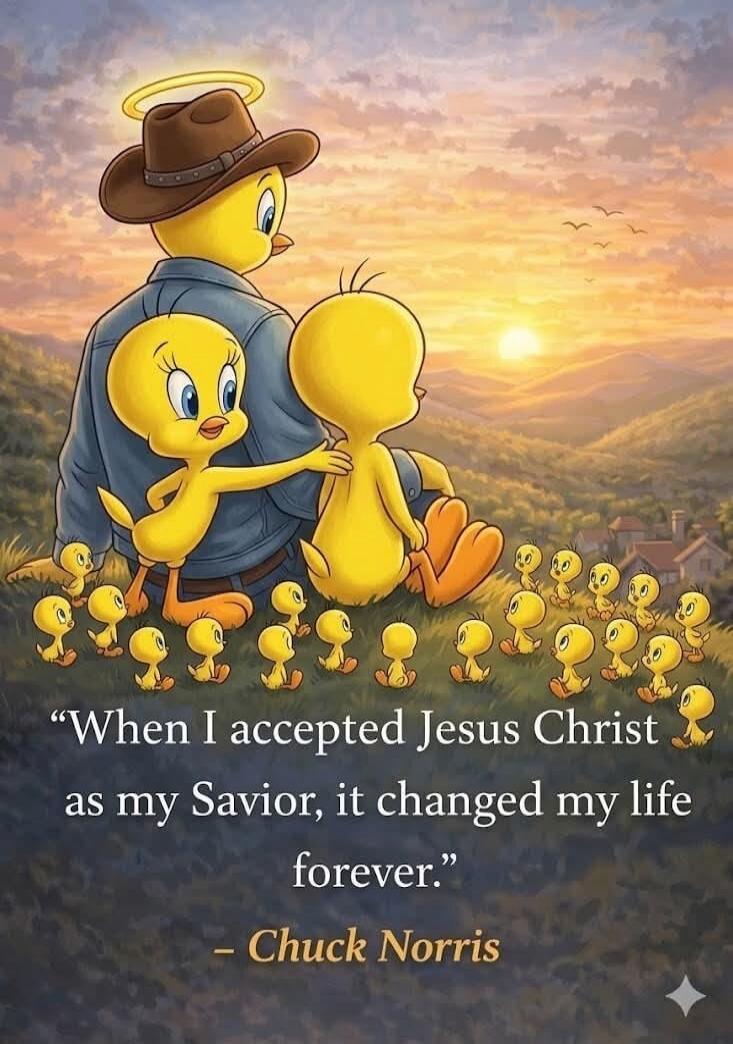 When I accepted Jesus Christ as my Savior, it changed my life forever. - Chuck Norris