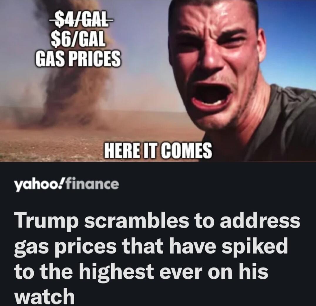 Gas prices $4/gal $6/gal HERE IT COMES