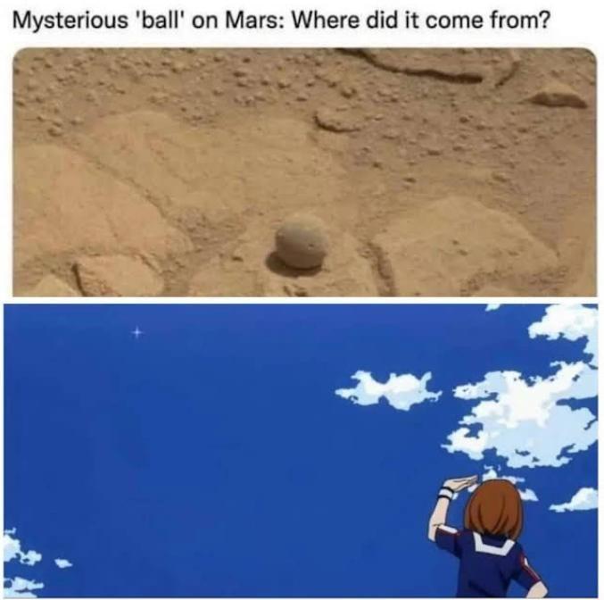 Mysterious ball on Mars Where did it come from