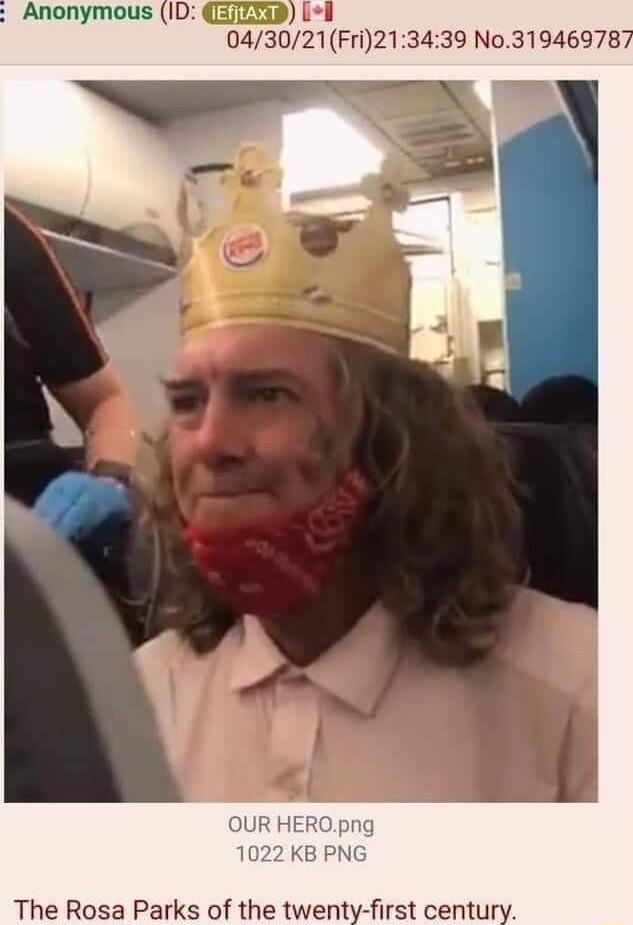 Anonymous The Rosa Parks of the twenty first centu