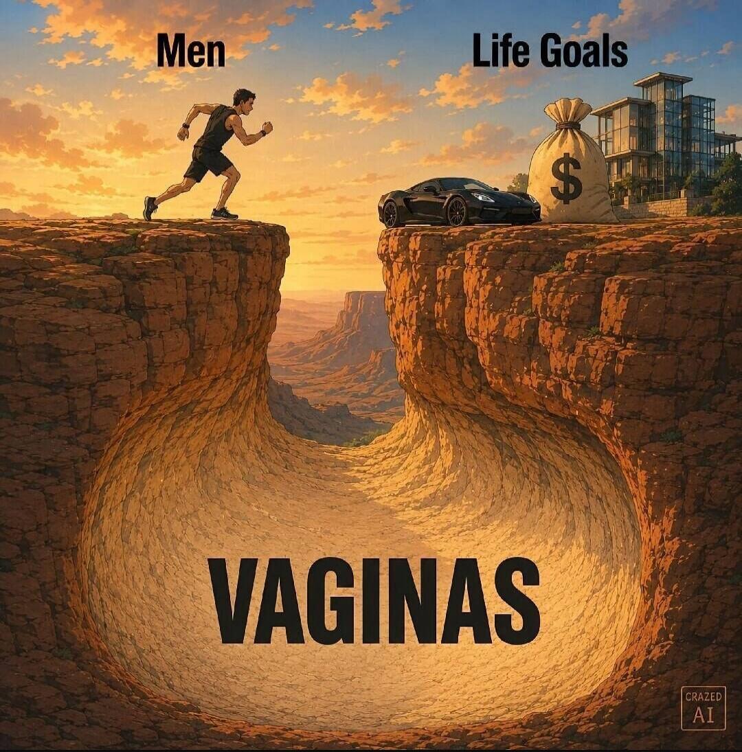 Men Life Goals VAGINAS CRAZED AI
