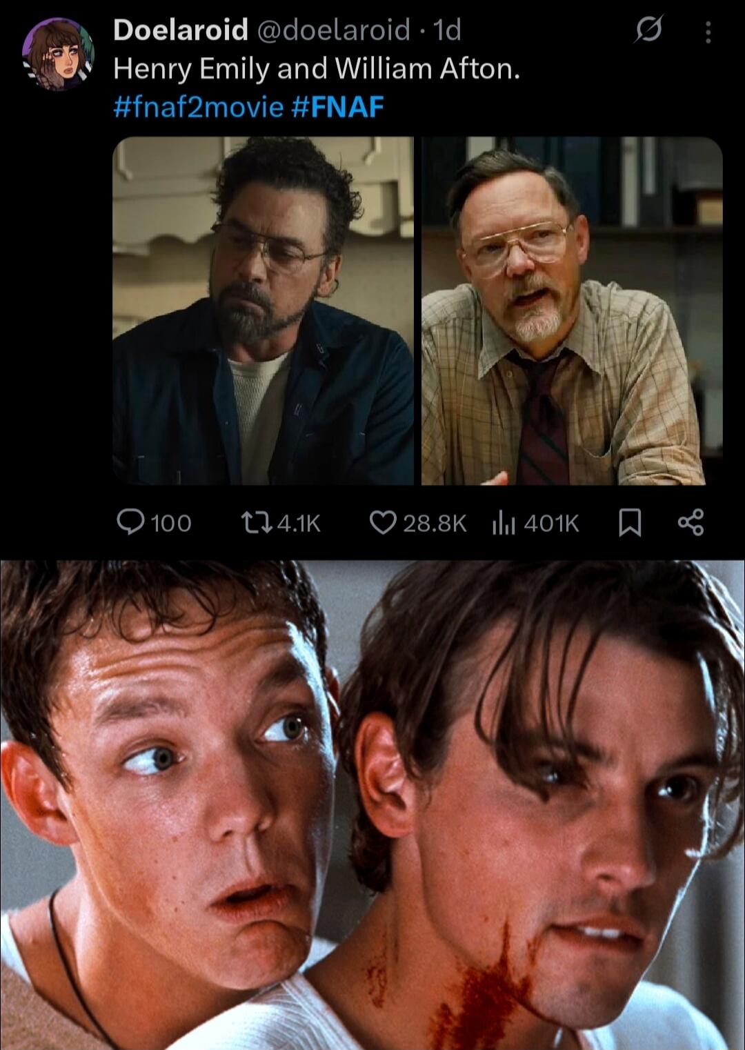 Henry Emily and William Afton. #fnaf2movie #FNAF