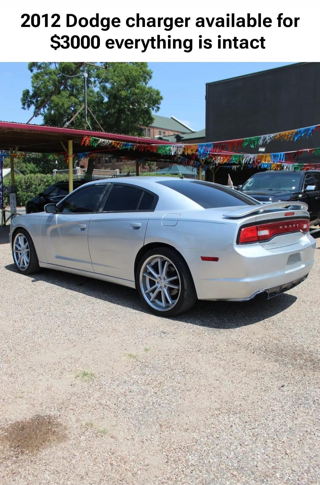 2012 Dodge charger available for $3000 everything is intact