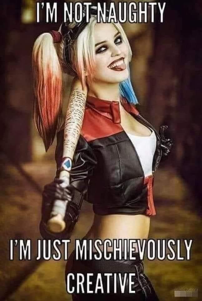 ol M NBTNAUJGHTY 11T HISERRVOUSLY CREATIVE