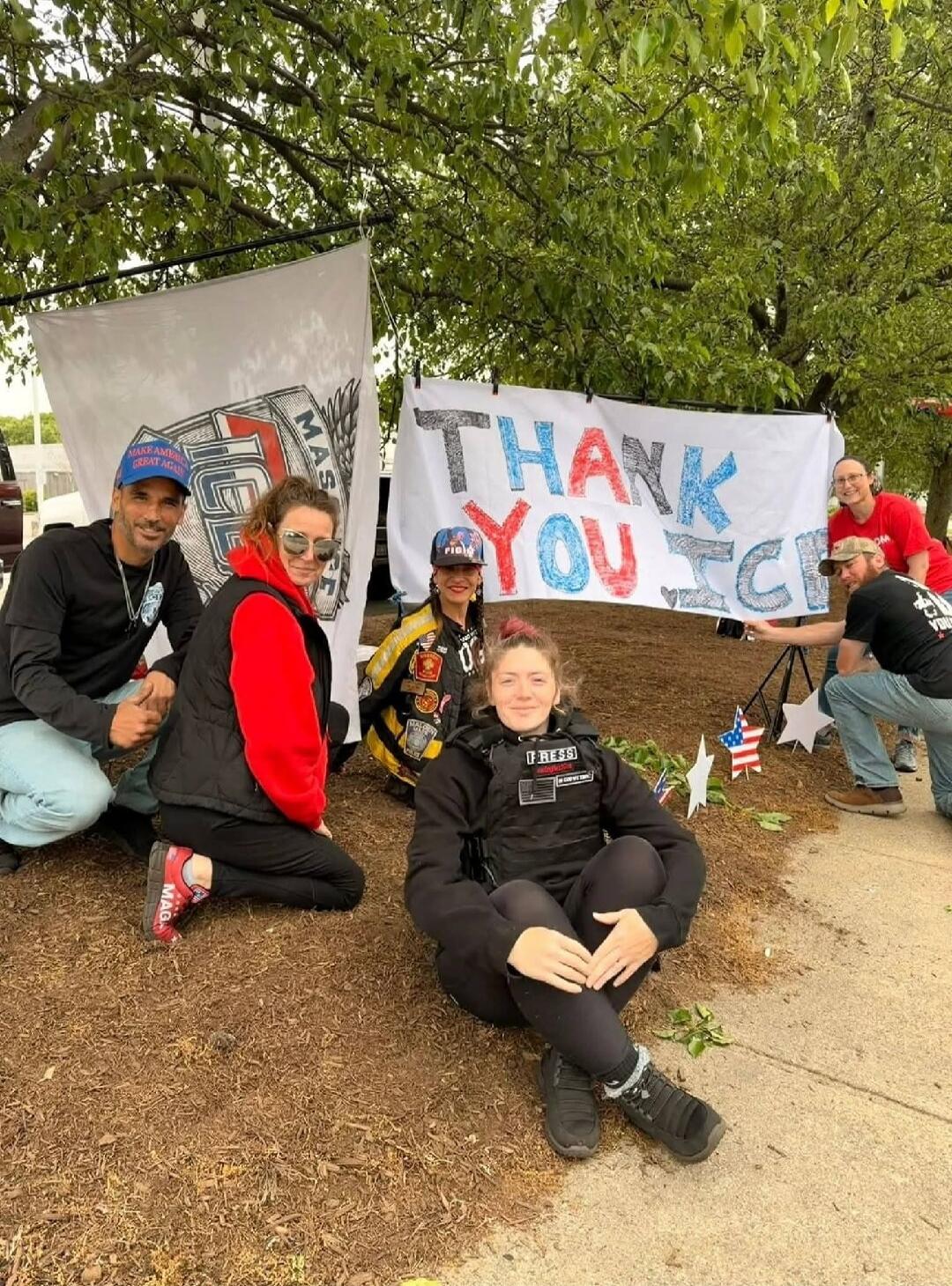 THANK YOU ICE. MAKE AMERICA GREAT AGAIN. PRESS. MAS.