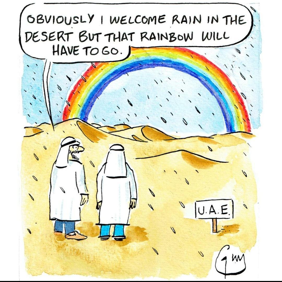 OBVIOUSLY WELCOME RAIN IN THE DESERT BUT THAT RAINBoW WiLL Have To Go 0