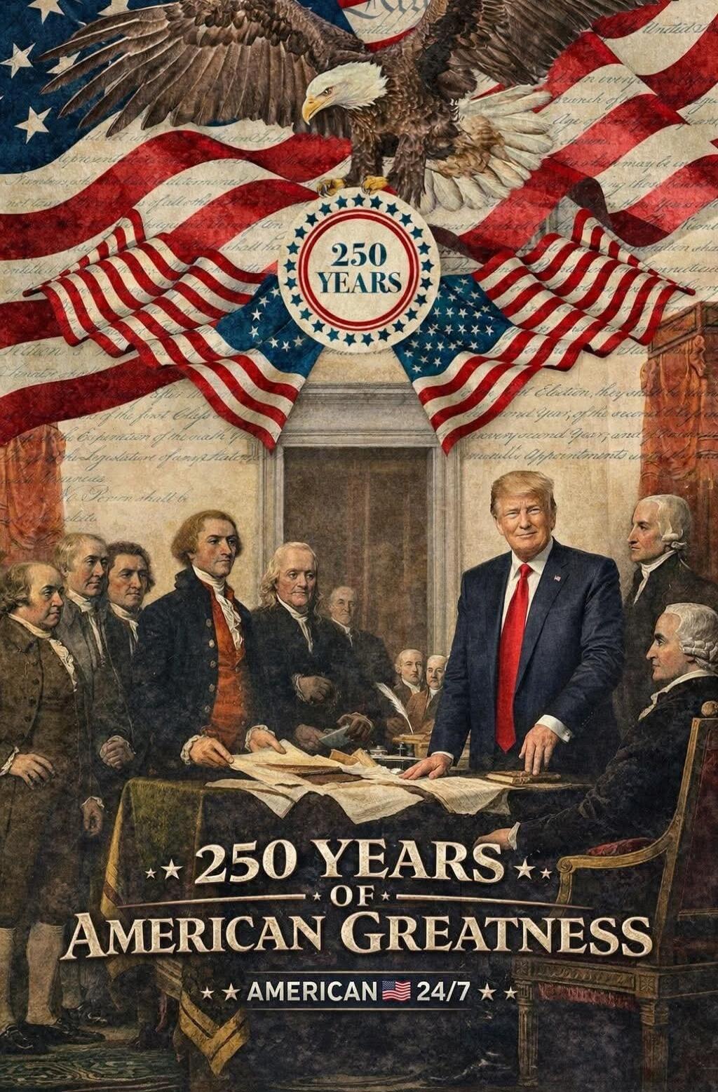 250 YEARS OF AMERICAN GREATNESS
American 24/7
250 YEARS