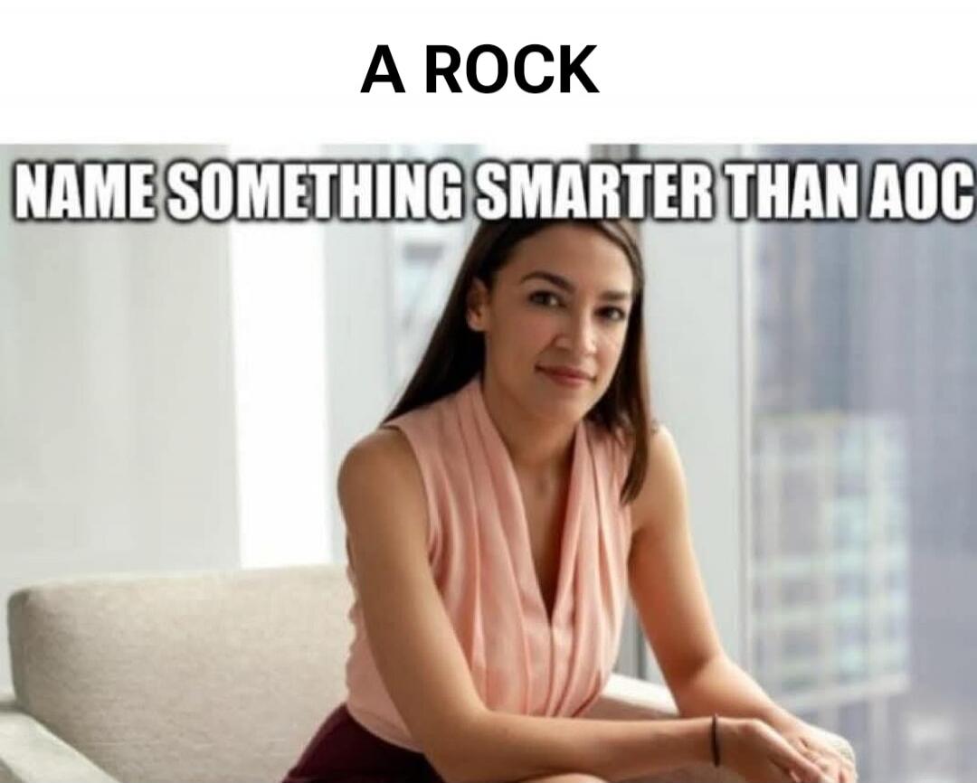 A ROCK NAME SOMETHING SMARTER THAN AOC