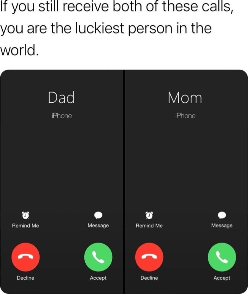 It you still receive both of these calls you are the luckiest person in the world BELe Wleln