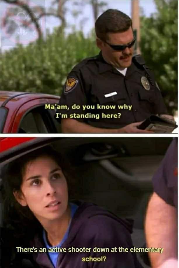 L EYET A DRV TR T VRV L3V Im standing here e shooter down at the eleme school Theres an