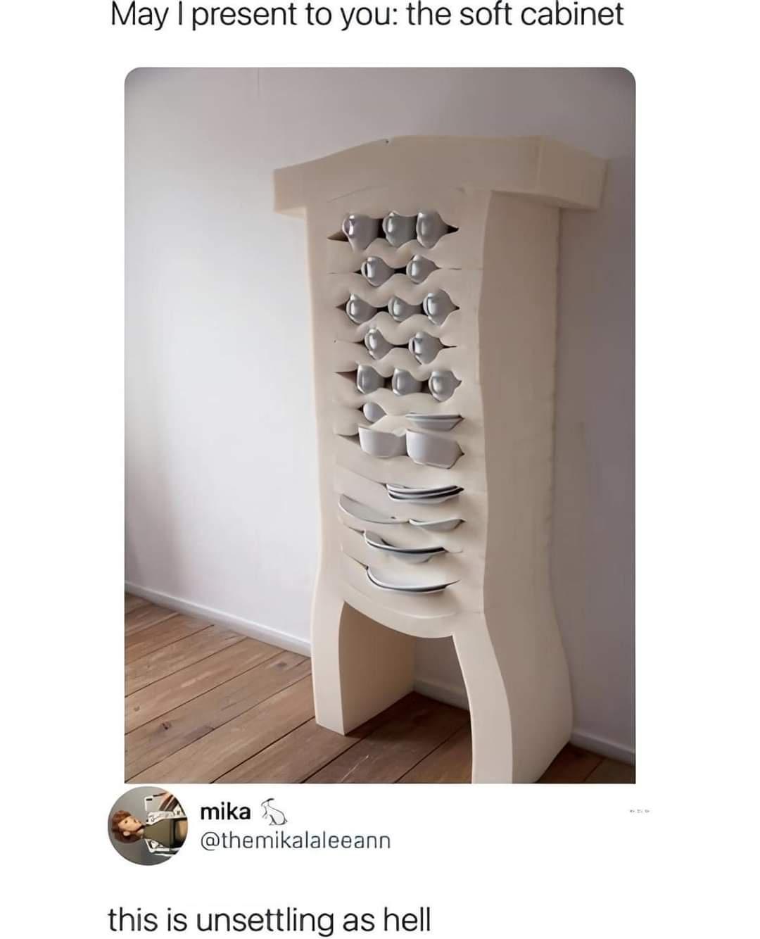 May present to you the soft cabinet mika 7 themikalaleeann this is unsettling as hell