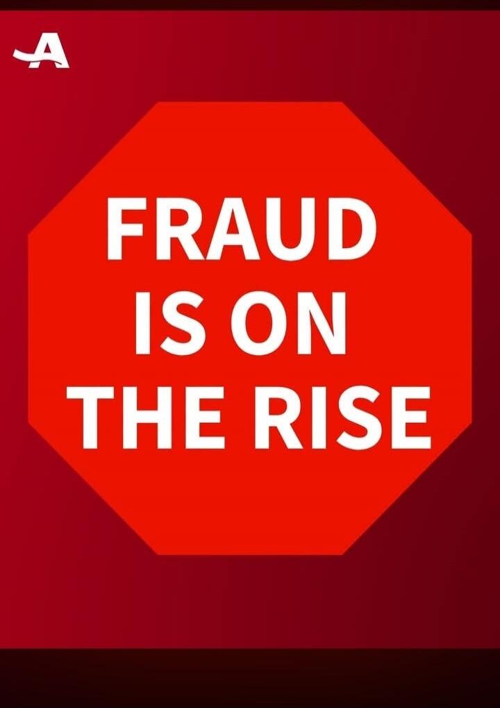 FRAUD IS ON THE RISE
