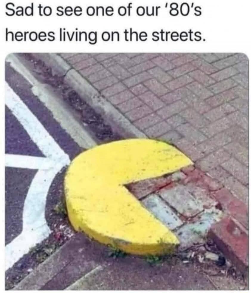 Sad to see one of our '80's heroes living on the streets.
