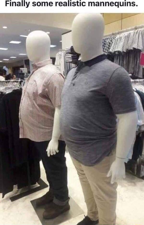 Finally some realistic mannequins