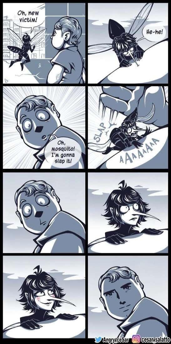 Oh Mosquito Tm gonna slap it