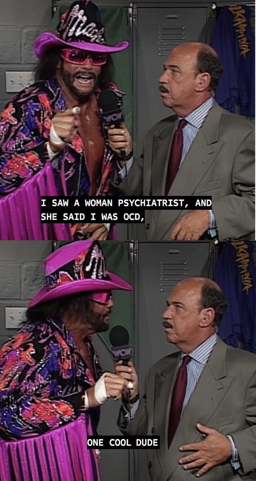 I SAW A WOMAN PSYCHIATRIST AND TEIS 15 ocn
