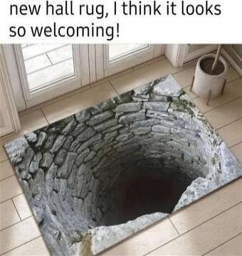 new hall rug, I think it looks so welcoming!