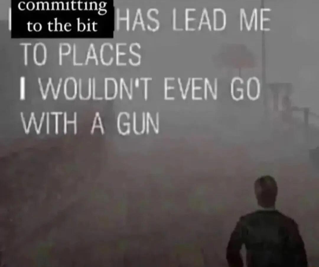 committing to the bit