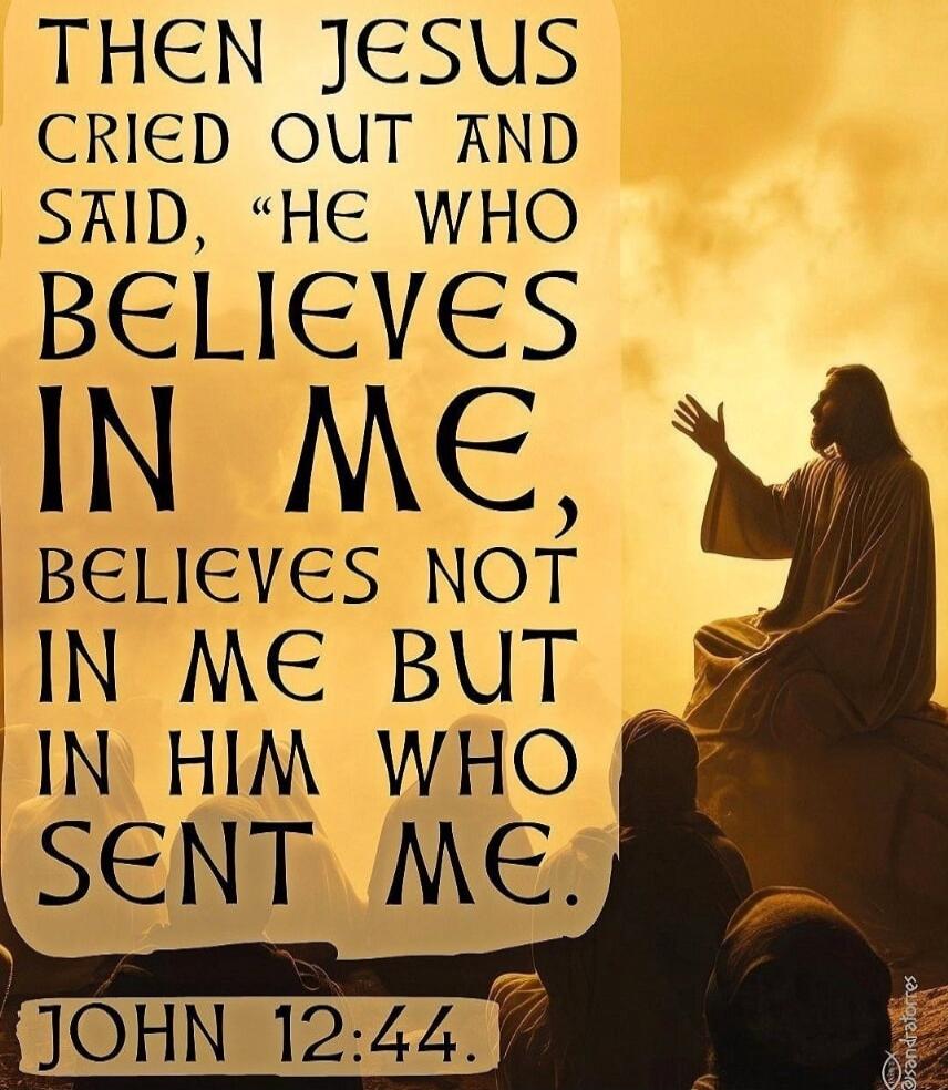 Then Jesus cried out and said, 