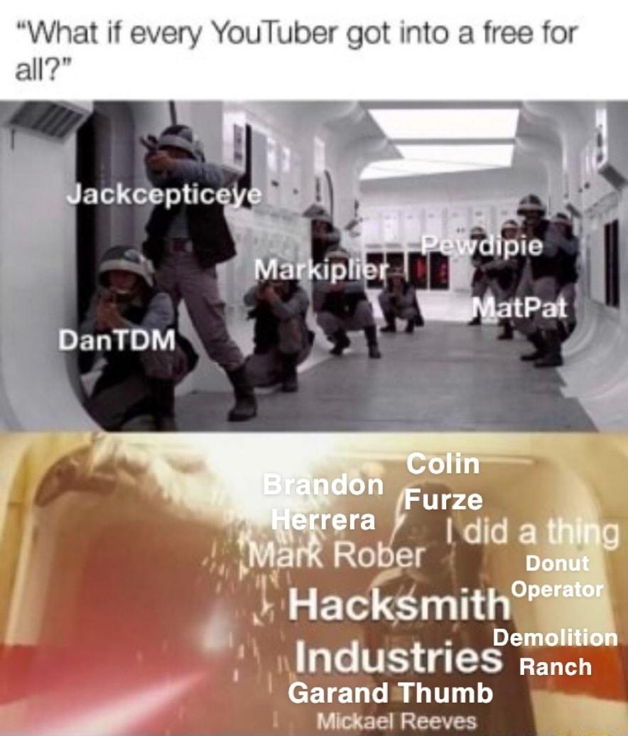 What if every YouTuber got into a free for all