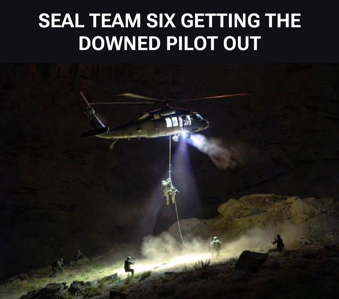 SEAL TEAM SIX GETTING THE DOWNED PILOT OUT