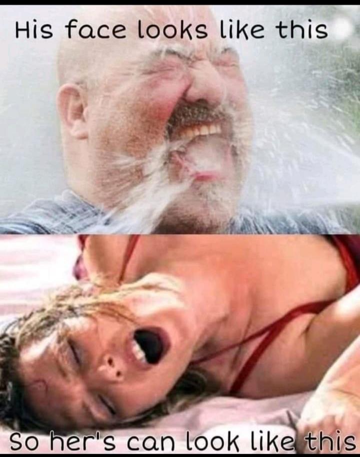 His face looks like this
so she's can look like this