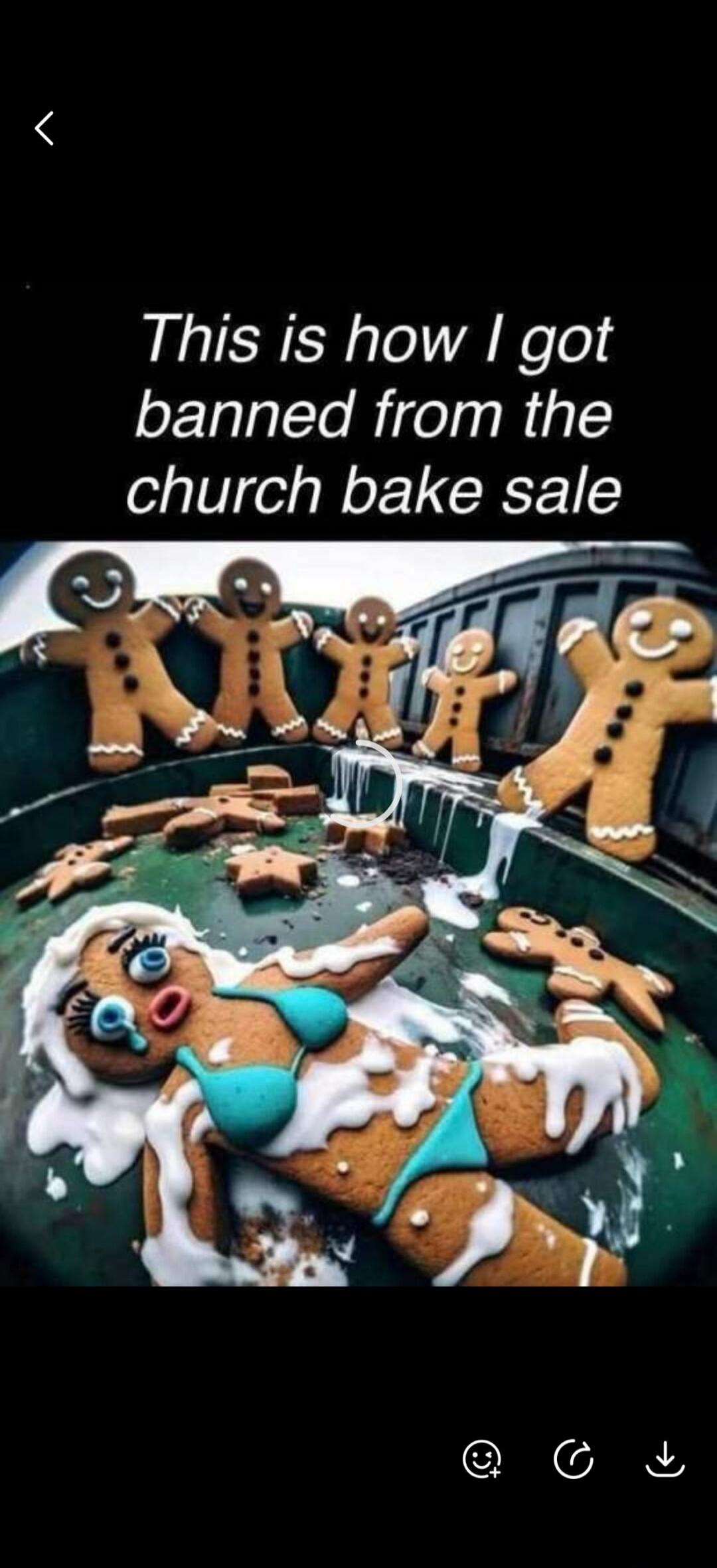 This is how I got banned from the church bake sale