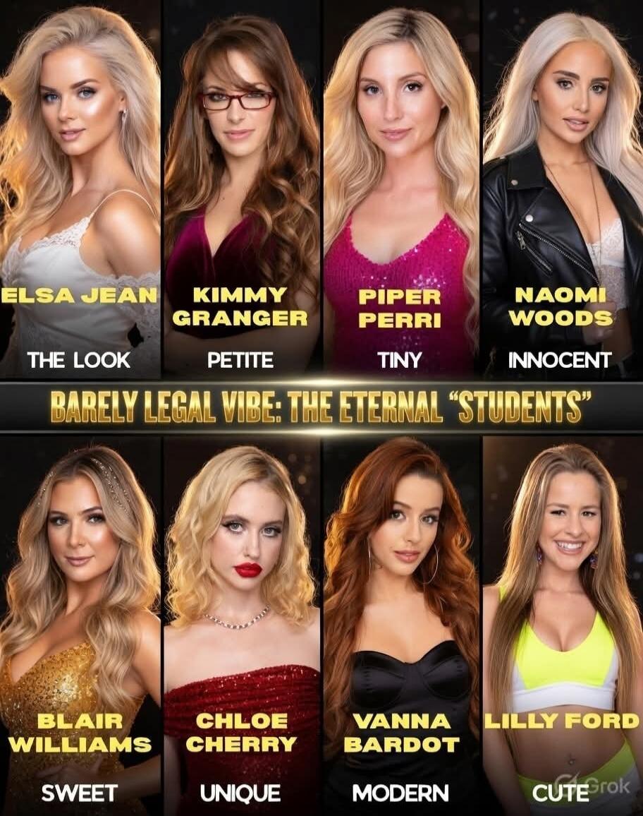 ELSA JEAN THE LOOK KIMMY GRANGER PETITE PIPER PERRI TINY NAOMI WOODS INNOCENT BARELY LEGAL VIBE: THE ETERNAL 