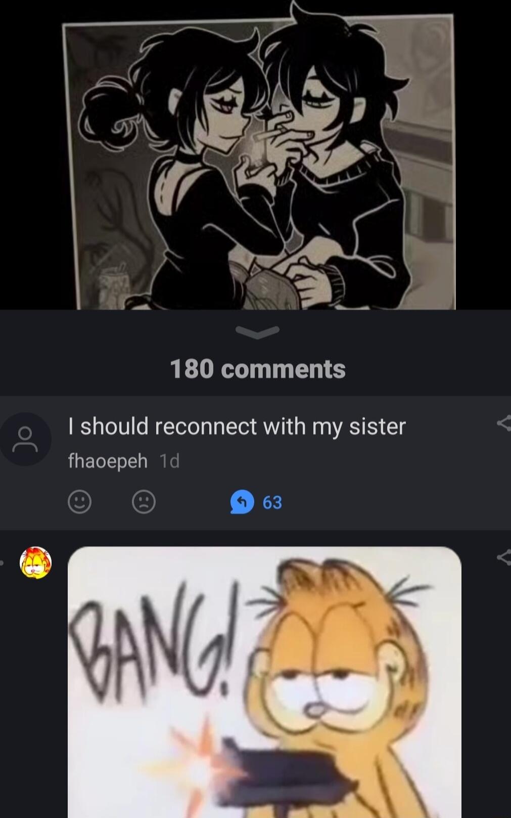 180 comments I should reconnect with my sister fhaoepeh