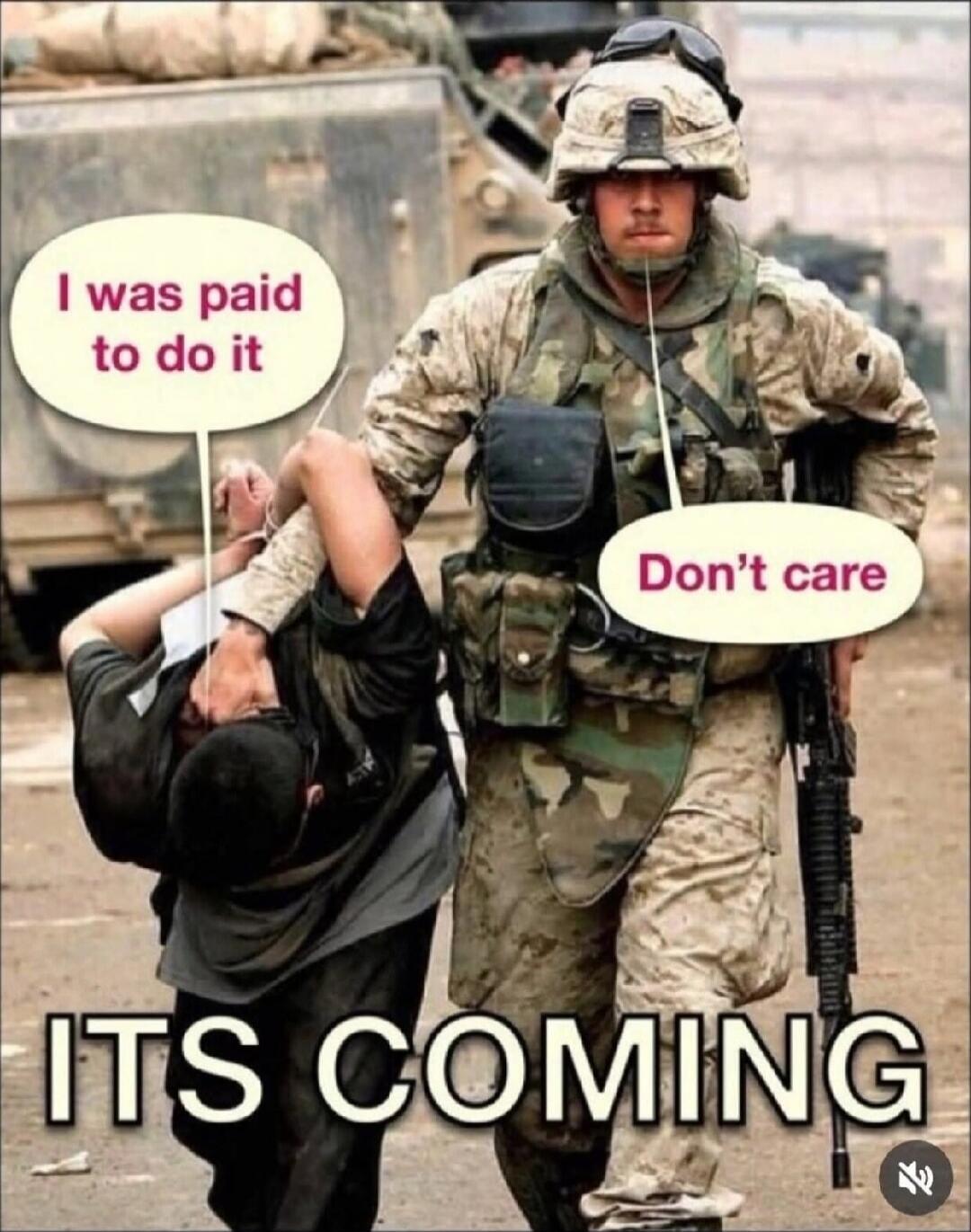 I was paid to do it. Don't care. ITS COMING.