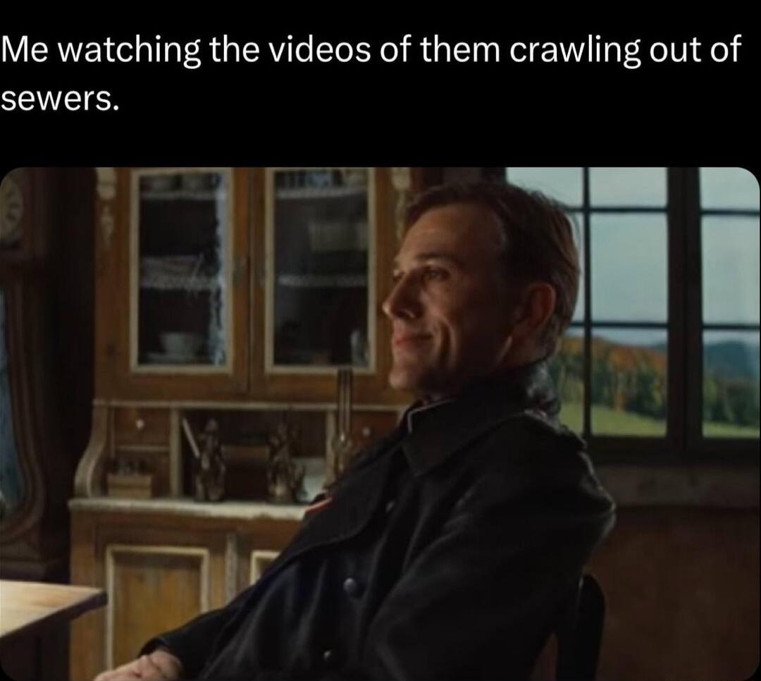 Me watching the videos of them crawling out of SEVETCN