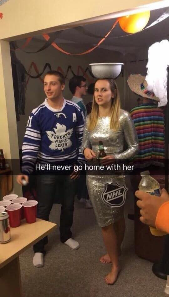 He'll never go home with her