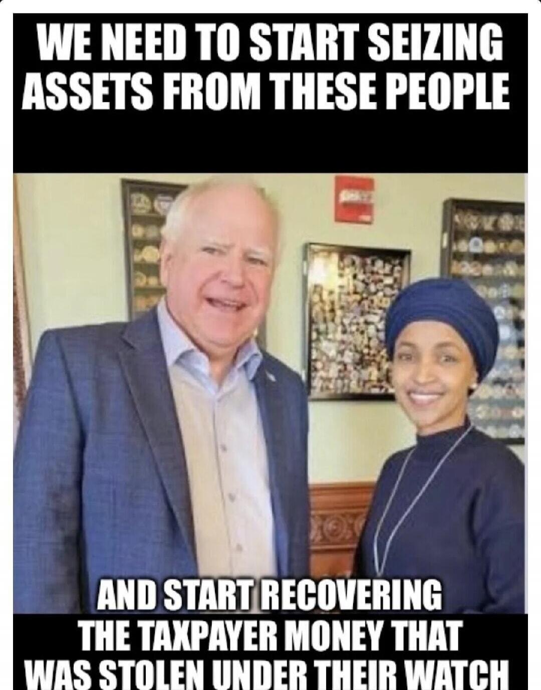 WE NEED TO START SEIZING ASSETS FROM THESE PEOPLE AND START RECOVERING THE TAXPAYER MONEY THAT WAS STOLEN UNDER THEIR WATCH
