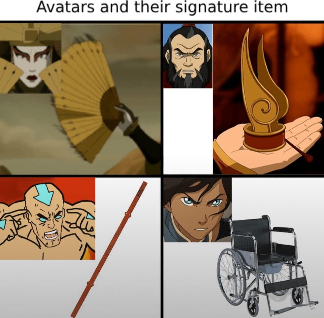 Avatars and their signature item