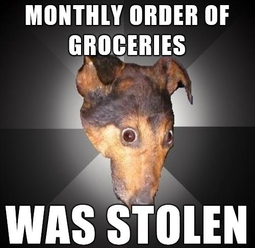 MONTHLY ORDER OF GROCERIES T T