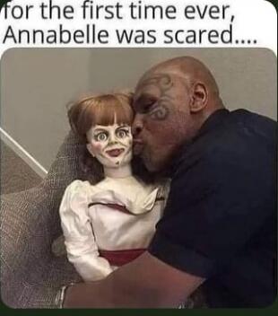 for the first time ever, Annabelle was scared....