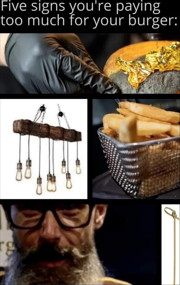 Five signs youre paying too much for your burger