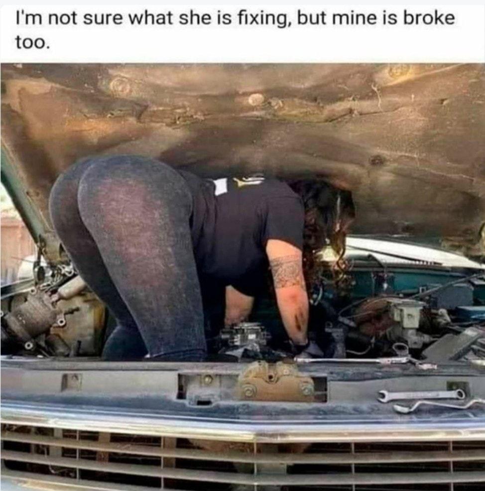 Im not sure what she is fixing but mine is broke too